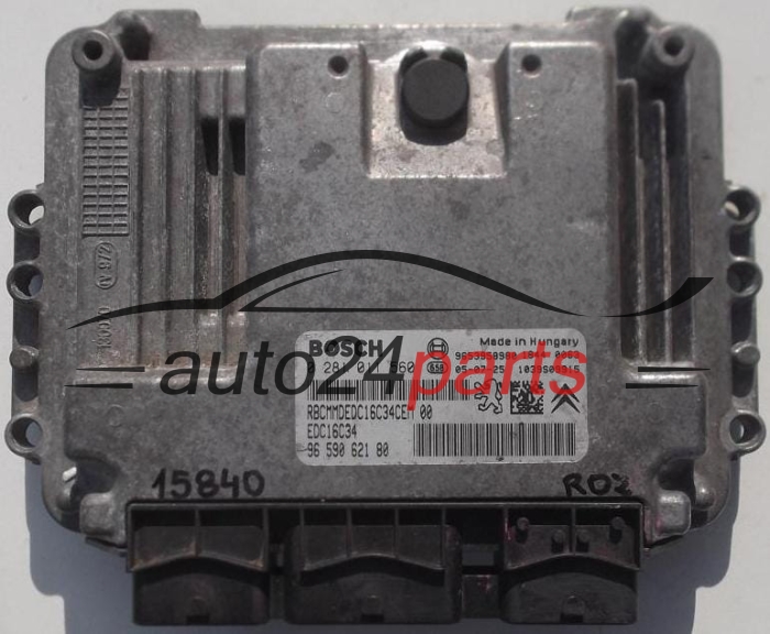 CENTRALINA MOTORE PEUGEOT 206 1.6 HDI BOSCH 0 281 011 560, 0281011560, 96 590 621 80, 9659062180