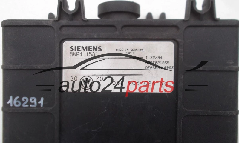 ECU CENTRALITA DE MOTOR VW VOLKSWAGEN SEAT GOLF 2.0 SIEMENS 5WP4 158, 5WP4158, 037 906 024 AG, 037906024AG