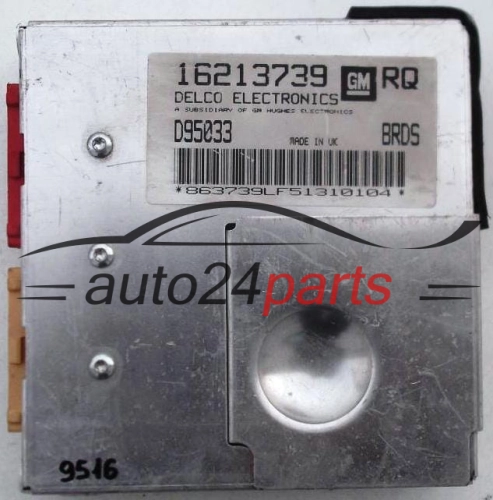 KOMPUTER STEROWNIK SILNIKA OPEL TIGRA 1.4, 16213739RQ, 16213739 RQ 