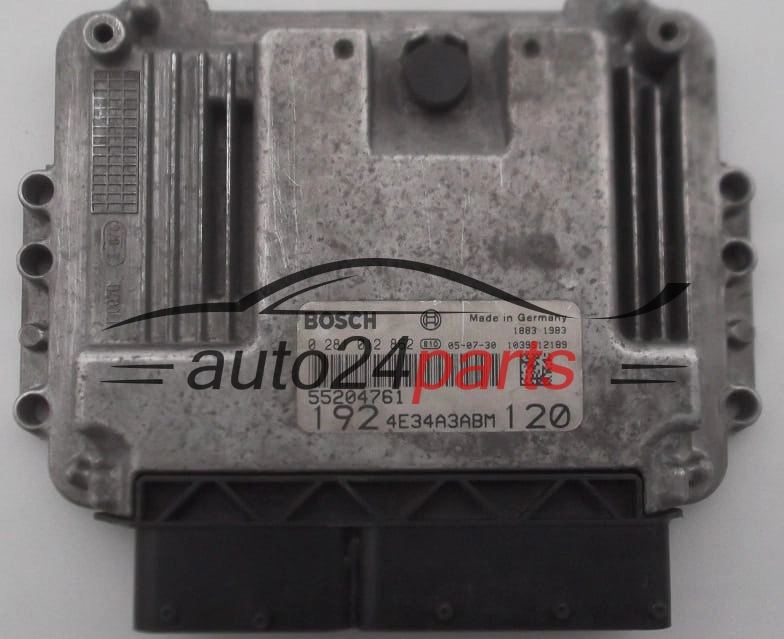 MOTORSTEUERGERÄT ECU STEUERGERÄT  FIAT ALFA ROMEO 1.9 JTD BOSCH 0 281 012 862,  55204761 