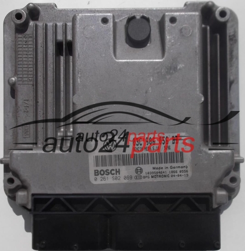 MOTORSTEUERGERÄT ECU STEUERGERÄT VW VOLKSWAGEN GOLF 1.6 FSI 03C906056BB, BOSCH 0261S02069