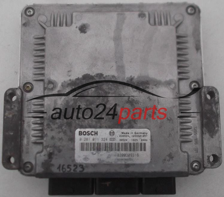 KOMPUTER STEROWNIK SILNIKA RENAULT LAGUNA 1.9 DCI BOSCH 0281011324