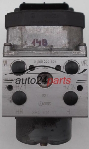 ABS VOLKSWAGEN AUDI A4 A6 A8 PASSAT SKODA SUPERB BOSCH 0 265 220 621, 0265220621, 3B0 614 111, 3B0614111, 0 273 004 573, 0273004573