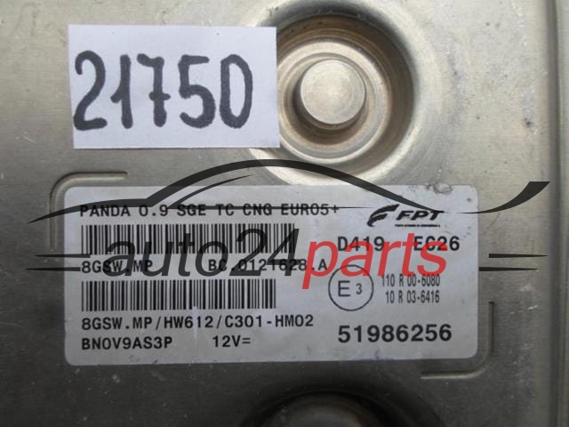 FIAT PANDA 51986256, 8GSW.MP, 8GSWMP 