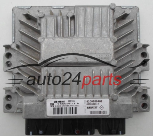 Centralina motore RENAULT 1.5 DCI SIEMENS S122326111 A,  8200766462, 8200592611
