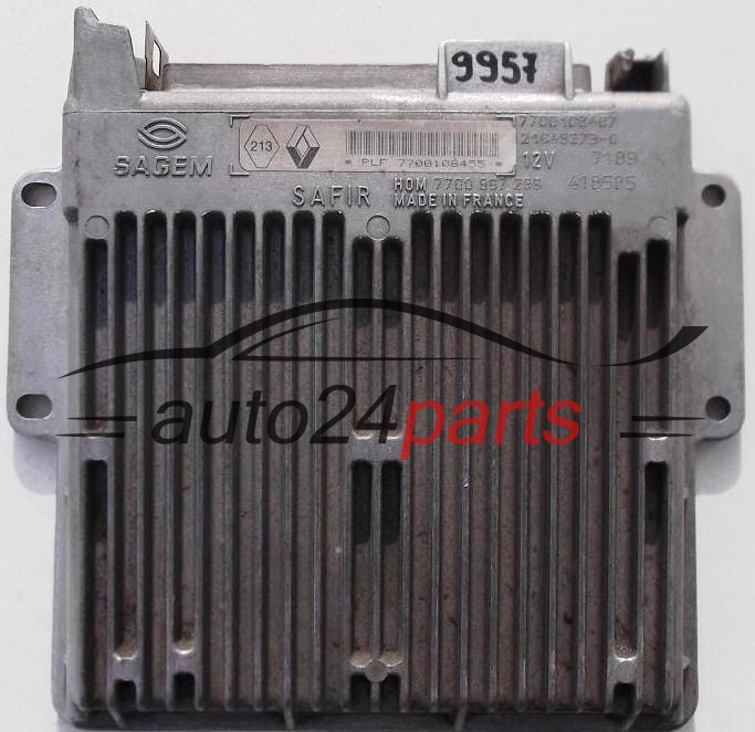 KOMPUTER STEROWNIK SILNIKA RENAULT CLIO 1.2, HOM7700868295, 7700108487, 21649273-0, PLF 7700108455 