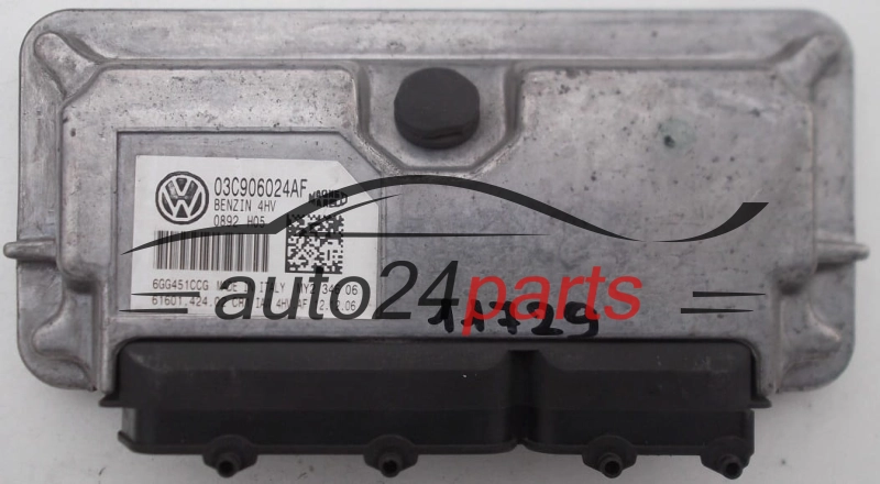 Μονάδα Ελέγχου Κινητήρα VOLKSWAGEN SEAT SKODA 1.4 MAGNETI MARELLI IAW 4HV.AF, IAW4HVAF, 03C 906 024 AF, 61601.424.02