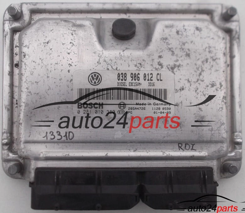 KOMPUTER STEROWNIK SILNIKA SKODA OCTAVIA 1.9 TDI ASV AHF 038 906 012 CL