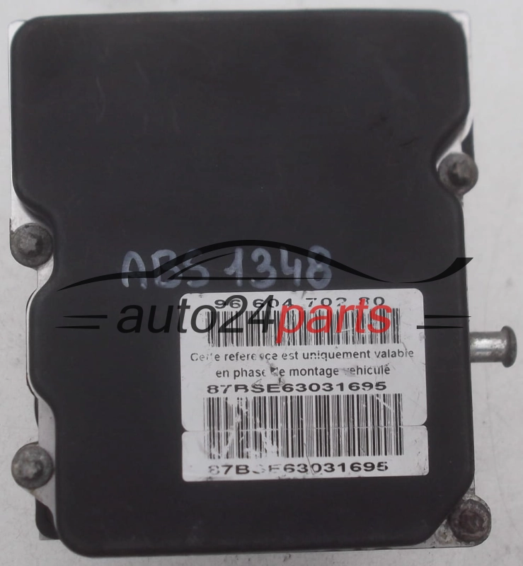 POMPE HYDRAULIQUE ET CALCULATEUR dABS CITROEN PEUGEOT BOSCH 0 265 234 052, 0265234052, 96 499 881 80, 9649988180, 0265950326, 96 604 702 80, 9660470280