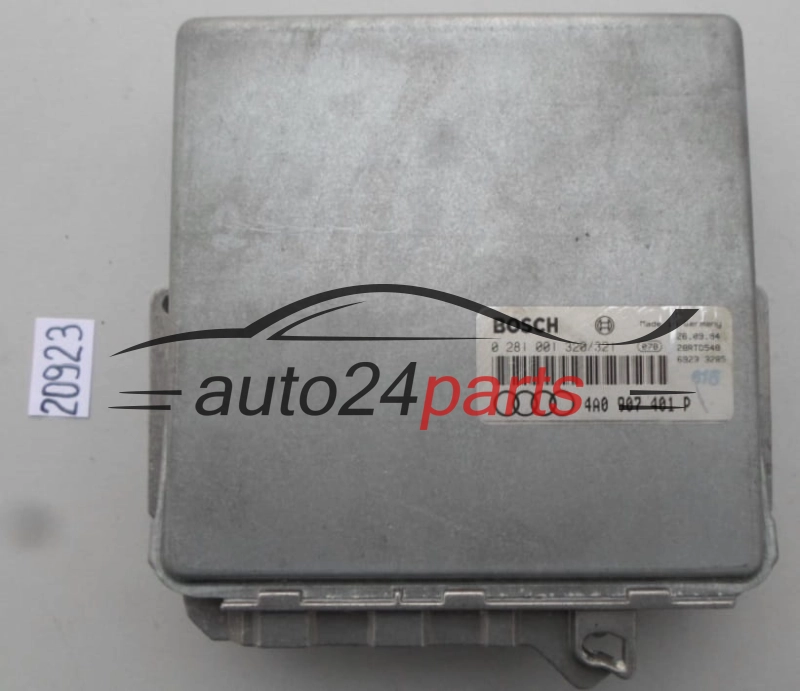 ECU ENGINE CONTROLLER AUDI A6 2.5 TDI BOSCH 0 281 001 320/321, 0281001320, 4A0 907 401 P, 4A0907401P