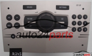 RADIO CD OPEL CORSA ZAFIRA ASTRA 497 316 088 / 497316088 / 13 262 382 CA / 13262382CA / CD30 