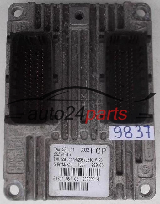 ECU CENTRALITA DE MOTOR  FIAT STILO 1.6 Magneti Marelli IAW 5SF.A1,  FGP 55354616