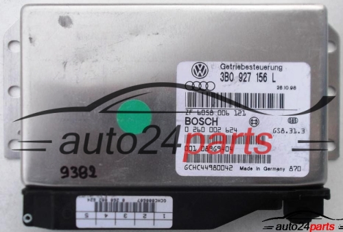 ECU AUTOMATIC GEARBOX VW VOLSWAGEN PASSAT, AUDI 2.5TDI, BOSCH 0 260 002 624, 0260002624, 3B0 927 156 L, 3B0927156L