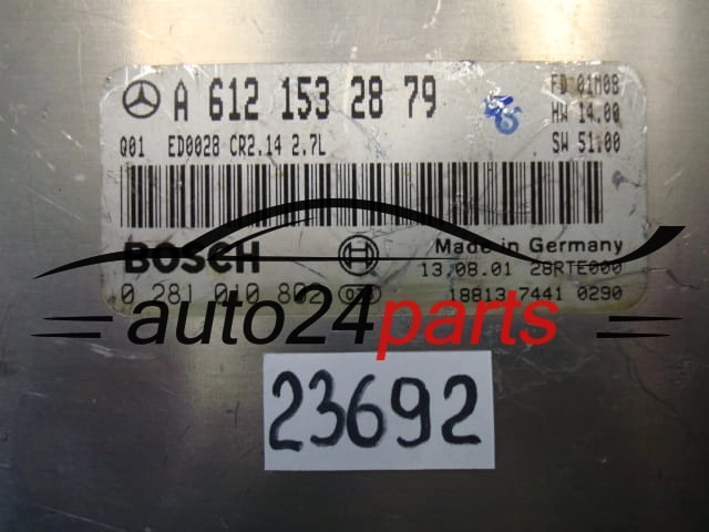 MERCEDES W203 BOSCH 0281010802, A 612 153 28 79, A6121532879, CR2.14