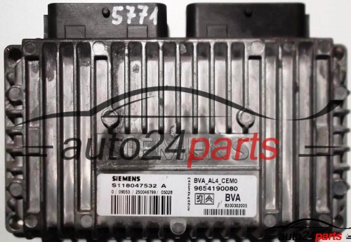 CENTRALITA ECU CAJA DE CAMBIO AUTOMATICO PEUGEOT 307 S118047532 A, 9654190080 