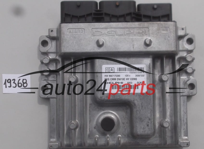 KOMPUTER STEROWNIK SILNIKA PEUGEOT CITROEN 2.0 HDI DELPHI 28367332, 9667175380, DCM3.5