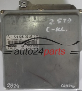 CALCULATEUR MOTEUR MERCEDES W202 C250 2.5TD A0245452532, A 024 545 25 32, 0245452532, BOSCH 0281001717, 0 281 001 717, K01 ED 0017 MSA 25.1