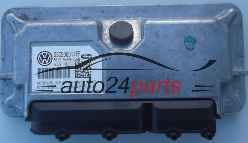 Μονάδα Ελέγχου Κινητήρα VOLKSWAGEN POLO 1.4 MAGNETI MARELLI MY2 7GVE.FF,  03C 906 014 FF, 03C906014FF, BC.0116089.E