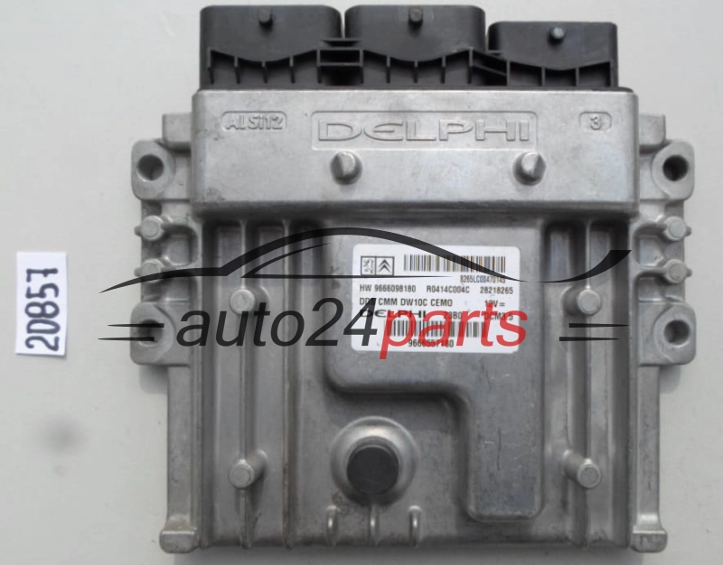 ECU ENGINE CONTROLLER CITROEN C5 2.0 HDI R0414C004C, 9666098180