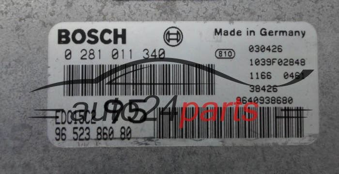 CALCULATEUR MOTEUR CITROEN C5 2.0 HDI  96 523 860 80