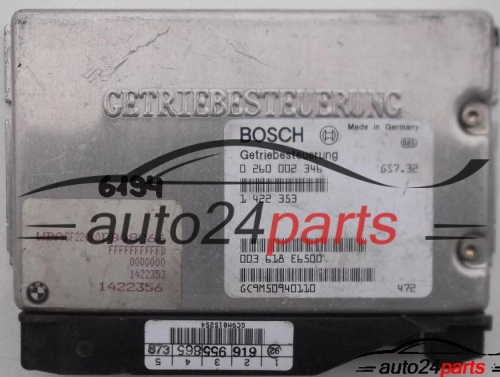 CENTRALITA ECU CAJA DE CAMBIO AUTOMATICO BMW E38 3.0 BOSCH 0 260 002 346, 0260002346, 1 422 353, 1422353, 1422356 