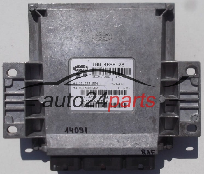 Μονάδα Ελέγχου Κινητήρα PEUGEOT CITROEN MAGNETI MARELLI IAW 48P2.72, IAW48P272, 16.623.004