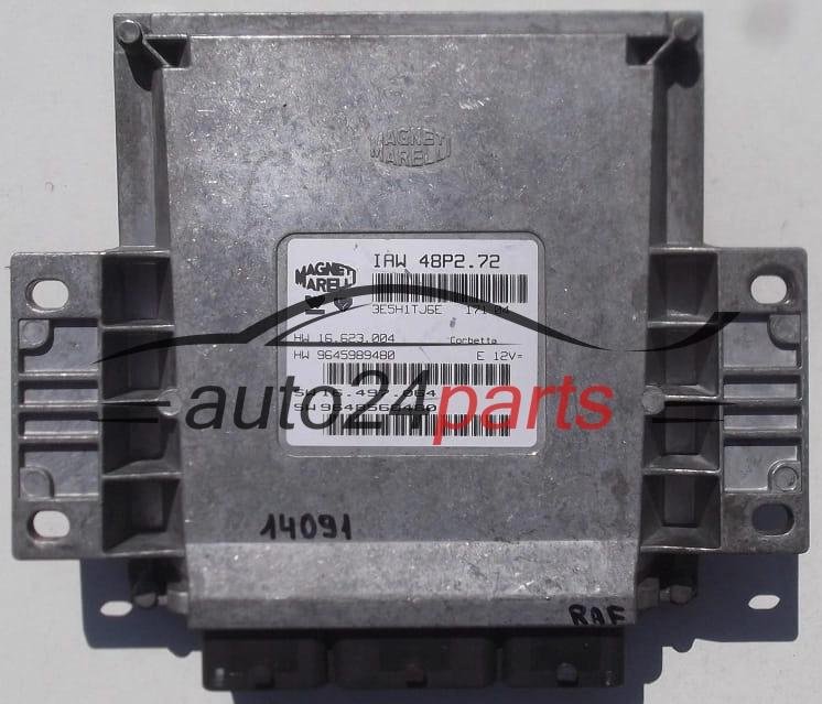 Μονάδα Ελέγχου Κινητήρα PEUGEOT CITROEN MAGNETI MARELLI IAW 48P2.72, IAW48P272, 16.623.004