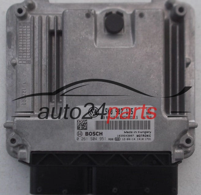 CENTRALINA DO MOTORE VOLKSWAGEN GOLF BOSCH 0 261 S04 951,  5K0 907 115