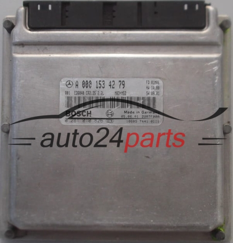 CALCULATEUR MOTEUR MERCEDES SPRINTER 208 2.2 220 CDI A0001534279, A 000 153 42 79, 0001534279, BOSCH 0281010826, 0 281 010 826, CR2.35
