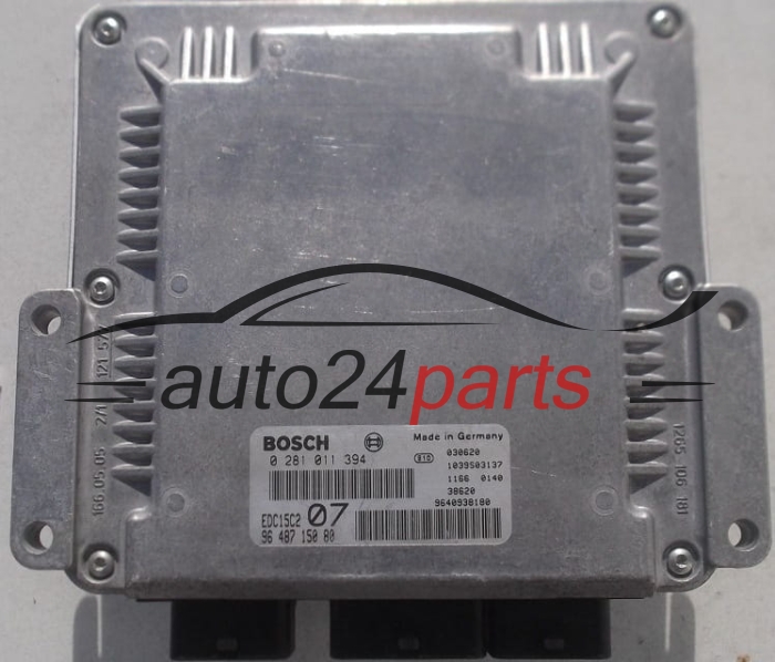 Μονάδα Ελέγχου Κινητήρα CITROEN C5 2.0 HDI BOSCH 0 281 011 394, 0281011394, 96 487 150 80, 9648715080, EDC15C2 