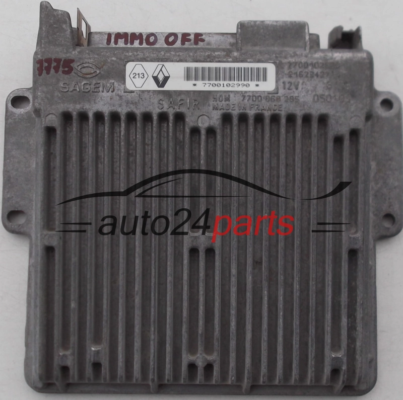 KOMPUTER STEROWNIK SILNIKA RENAULT CLIO 1.2 21623427-4A, 7700104481, 7700102990, HOM 7700868295
