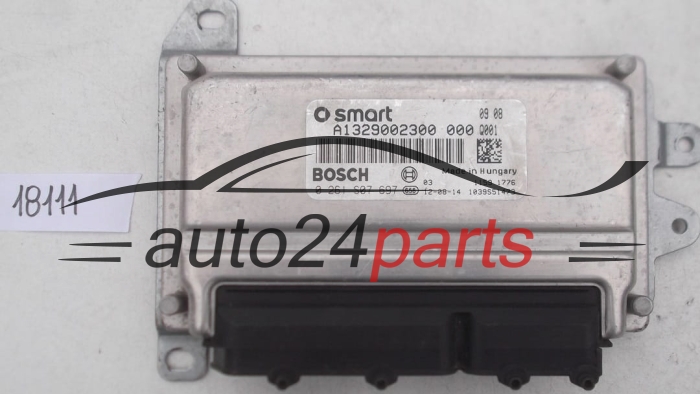 KOMPUTER STEROWNIK SILNIKA SMART FORTWO 1.0 BOSCH 0 261 S07 697, 0261S07697, A1329002300 