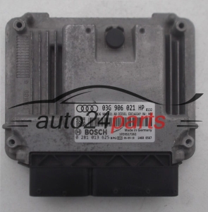 CALCULATEUR MOTEUR  AUDI A3 1.9 TDI BOSCH 0 281 013 625, 0281013625, 03G 906 021 HP, 03G906021HP 