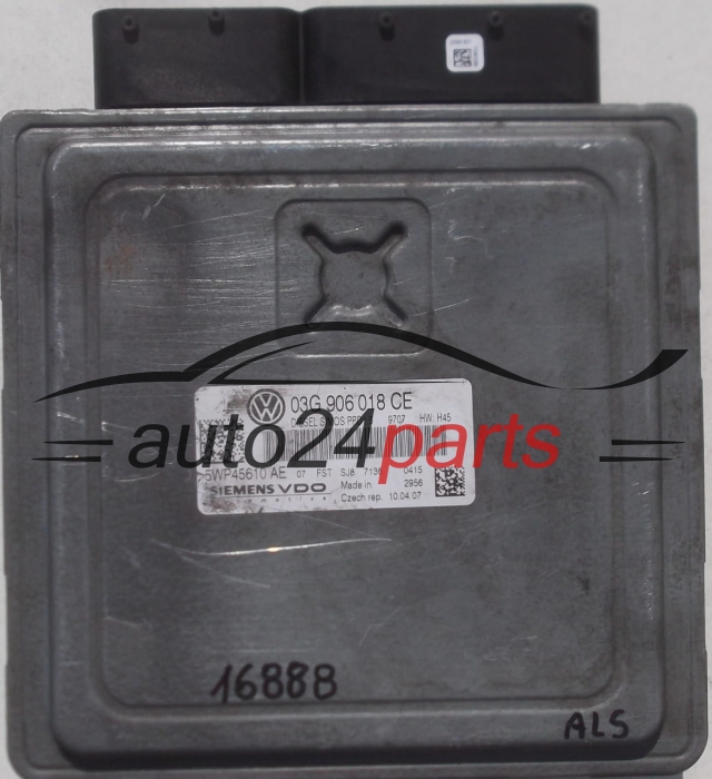 CENTRALINA MOTORE VW VOLKSWAGEN PASSAT 2.0 TDI SIEMENS VDO 5WP45610 AE, 5WP45610AE, 03G 906 018 CE, 03G906018CE