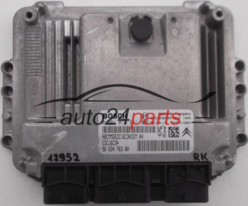 KOMPUTER STEROWNIK SILNIKA CITROEN C4 PICASSO 1.6 HDI BOSCH 0 281 012 981, 0281012981, 96 634 763 80, 9663476380