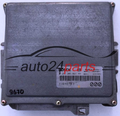 KOMPUTER STEROWNIK SILNIKA FIAT PUNTO 1.4 TURBO, BOSCH 0 261 203 841, 0261203841, 0 046 419 714 0, 00464197140 
