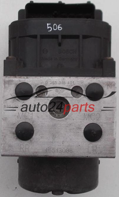 ABS PUMP ALFA ROMEO 156 BOSCH 0 265 216 401, 46513088