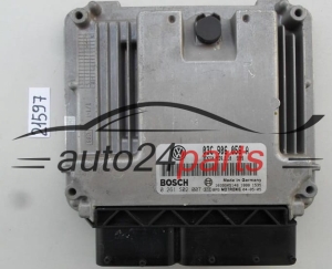 KOMPUTER STEROWNIK SILNIKA VW VOLKSWAGEN GOLF 1.6 FSI 03C906056A, 03C 906 056 A, BOSCH 0261S02007, 0 261 S02 007, BENZIN MED9.5.10 5805 1039S05148 - 21597