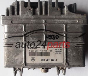 ECU ENGINE CONTROLLER SEAT CORDOBA 1.6 6K0907311B, 6K0 907 311 B, BOSCH 0261203752/753, 0 261 203 752, 0 261 203 753 
