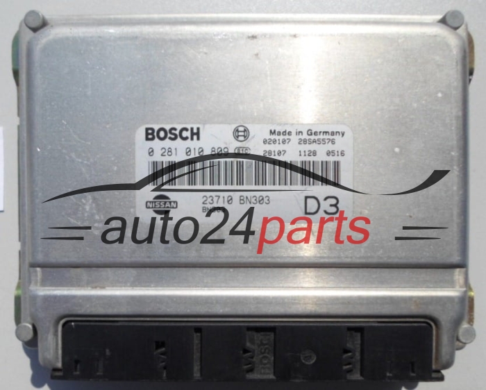 CENTRALINA MOTORE NISSAN ALMERA 2.2 DTI BOSCH 0 281 010 809,  23710 BN303