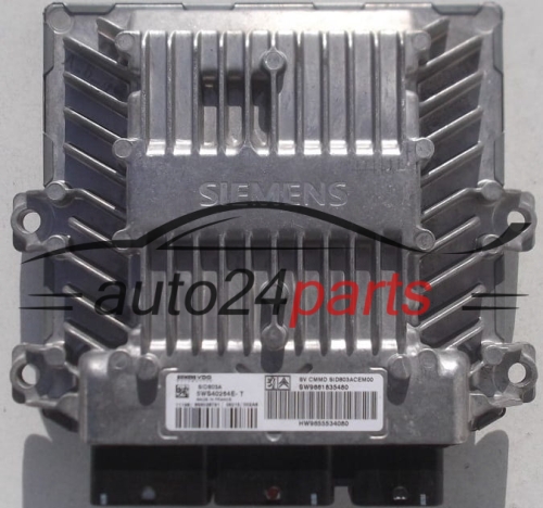 CENTRALINA DO MOTORE CITROEN PEUGEOT 2.0 HDI SIEMENS VDO 5WS40264E-T, 5WS40264ET, SW9661835480, HW9655534080, SID803A