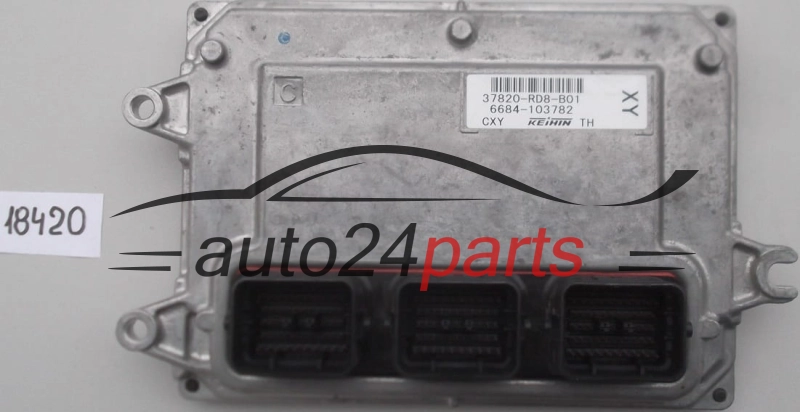 KOMPUTER STEROWNIK SILNIKA HONDA CITY 1.4 37820-R08-B01, 37820R08B01, 6684-103782, 6684103782