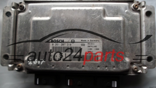  ECU ENGINE CONTROLLER CITROEN XSARA PICASSO 1.6 BOSCH 0261207318