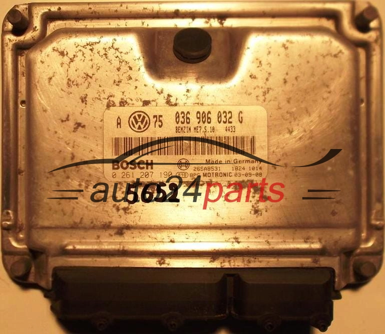 036906032G, 036 906 032 G, BOSCH 0261207190, 0 261 207 190