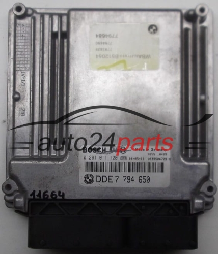 ECU Engine BMW BOSCH 0281011120  DDE 7794650