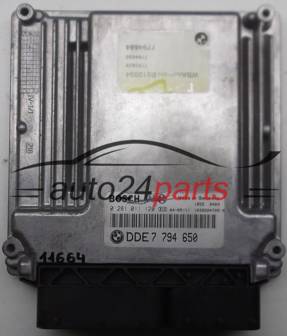 Centralina motore BMW BOSCH 0281011120  DDE 7794650