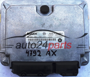 Μονάδα Ελέγχου Κινητήρα JEEP GRAND CHEROKEE 3.1 TD BOSCH 0 281 001 767, 0281001767, P56029114AE, WB4AA