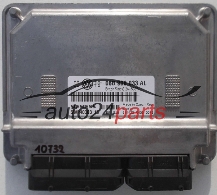 CENTRALINA DO MOTORE VW VOLKSWAGEN GOLF SKODA 1.6 06B 906 033 AL, 06B906033AL, SIEMENS 5WP40303 15, 5WP4030315