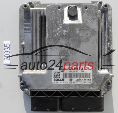 KOMPUTER STEROWNIK SILNIKA VW VOLKSWAGEN JETTA 1.9 TDI BOSCH 0 281 012 614 , 0281012614, 03G 906 016 JK, 03G906016JK