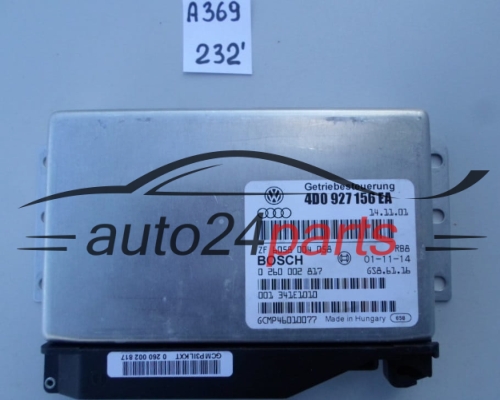 STEROWNIK SKRZYNI BIEGOW AUDI VW VOLKSWAGEN 4D0 927 156 EA, 4D0927156EA, BOSCH 0 260 002 817, 0260002817